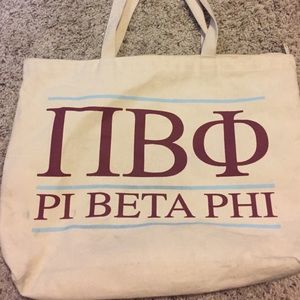 Pi Beta Phi tote bag